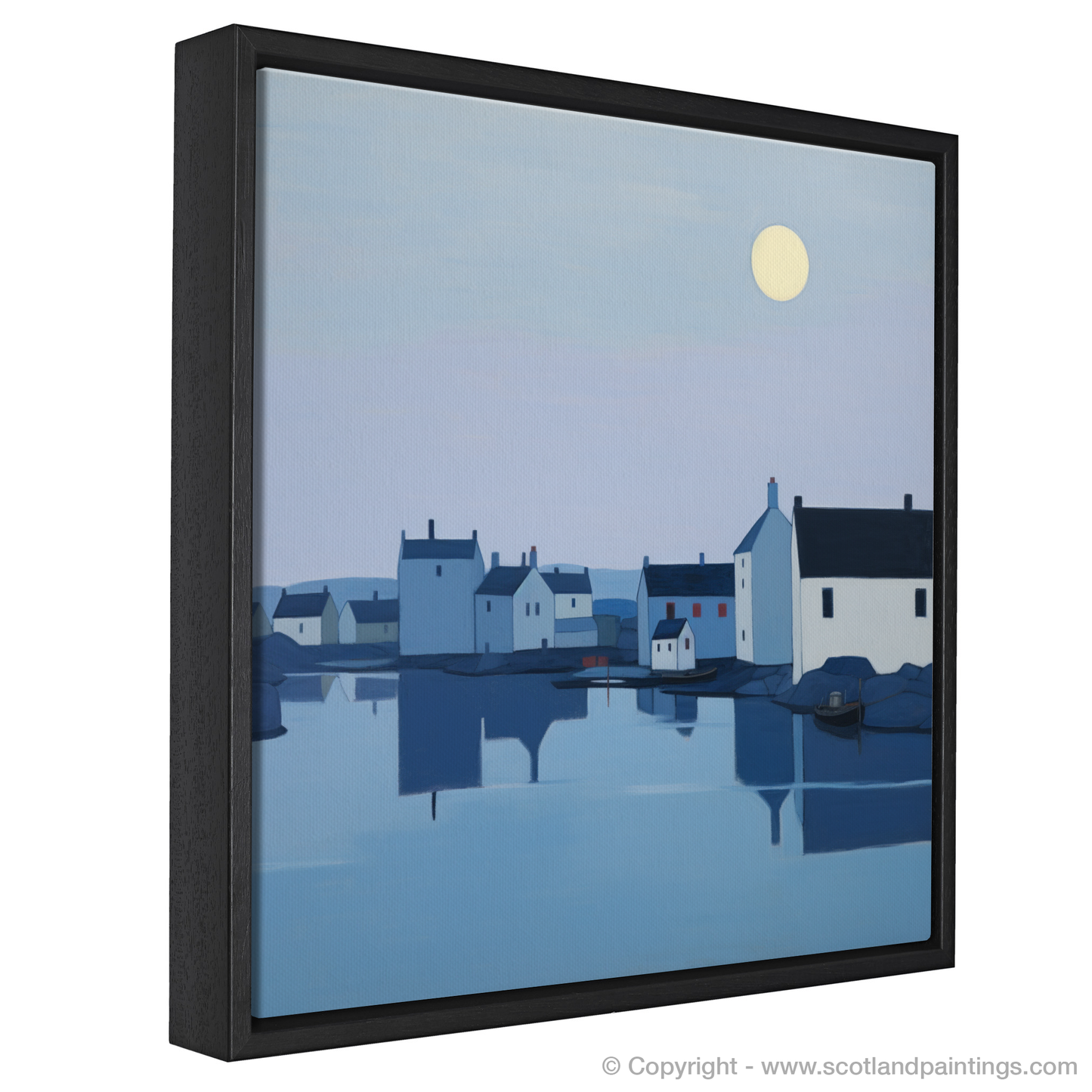 Dusk at Portnahaven Harbour: An Abstract Encounter