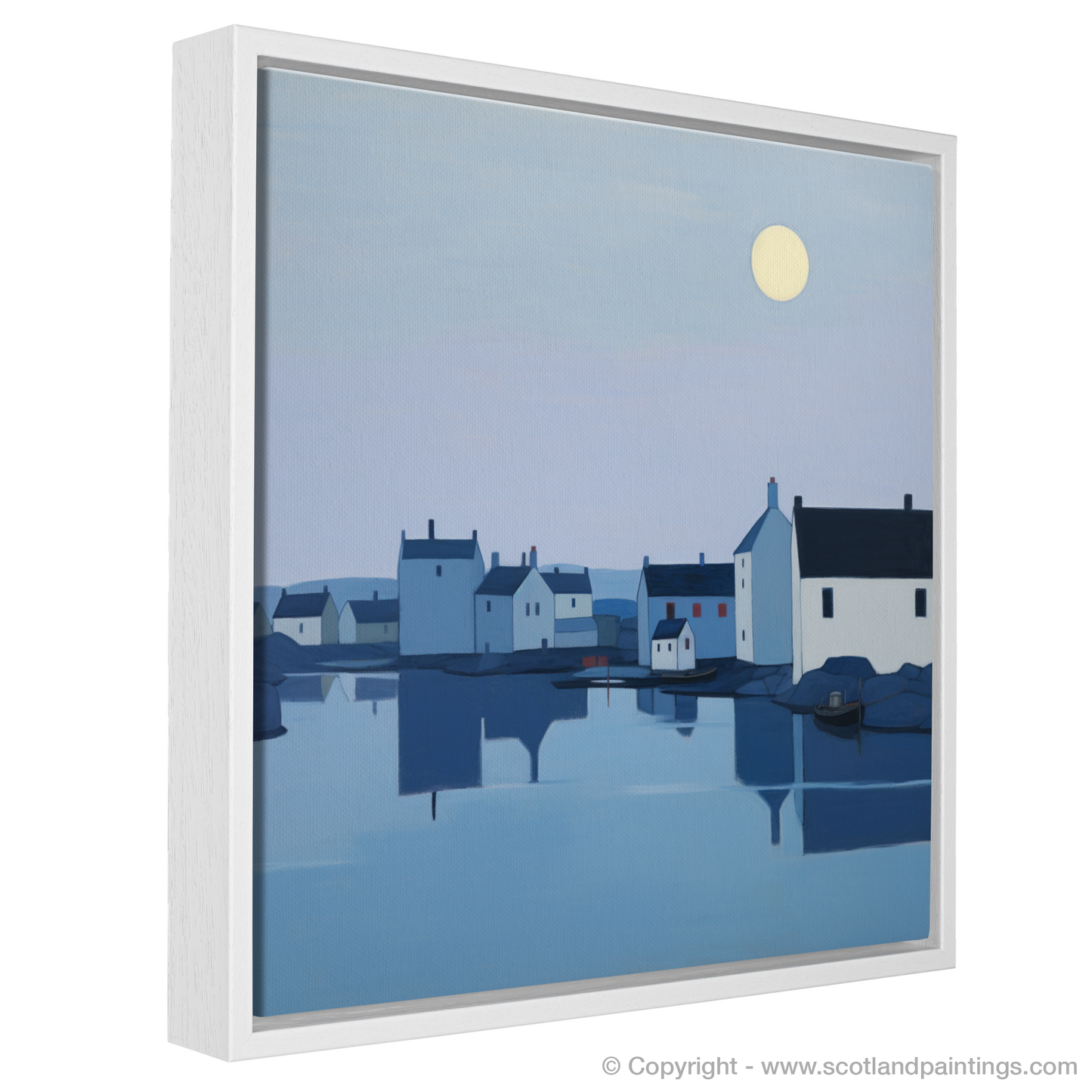 Dusk at Portnahaven Harbour: An Abstract Encounter