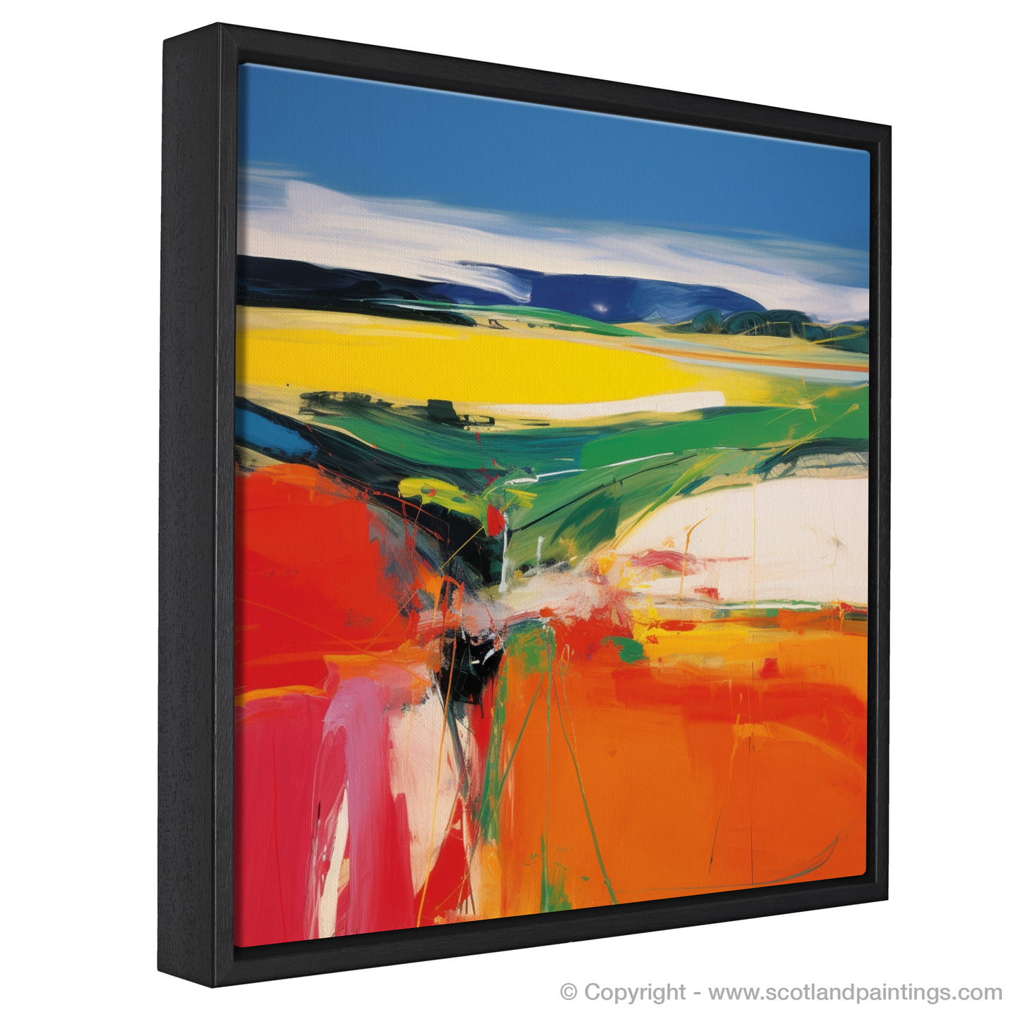 Lunan Bay Unleashed: An Abstract Expressionist Journey