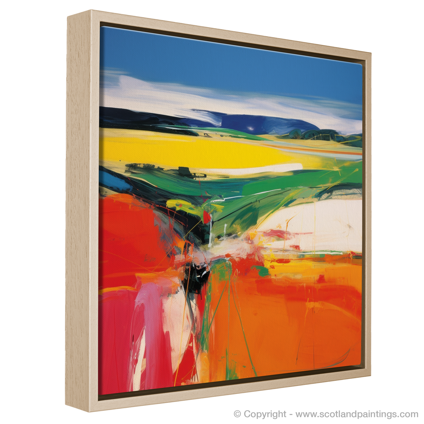 Lunan Bay Unleashed: An Abstract Expressionist Journey