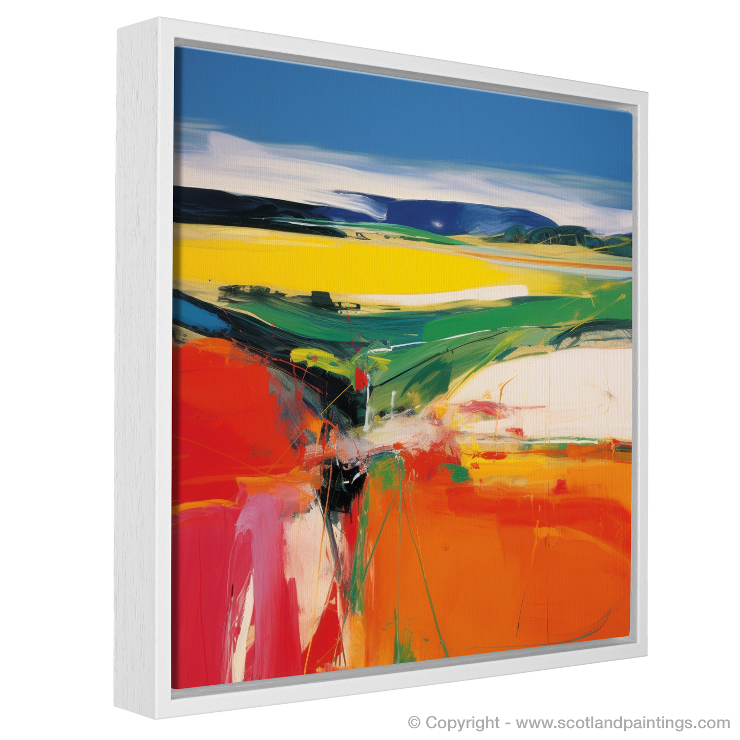 Lunan Bay Unleashed: An Abstract Expressionist Journey