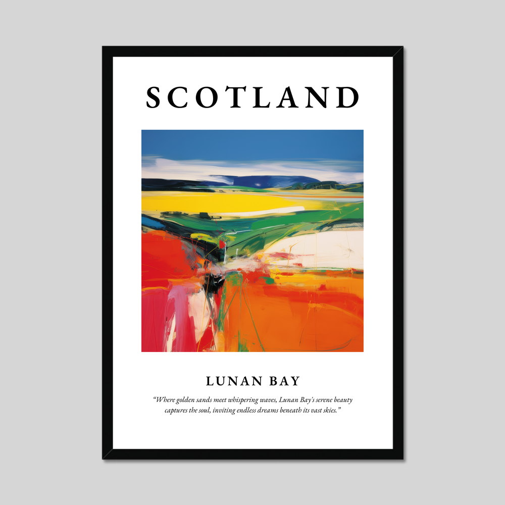 Poster of Lunan Bay, Scotland.