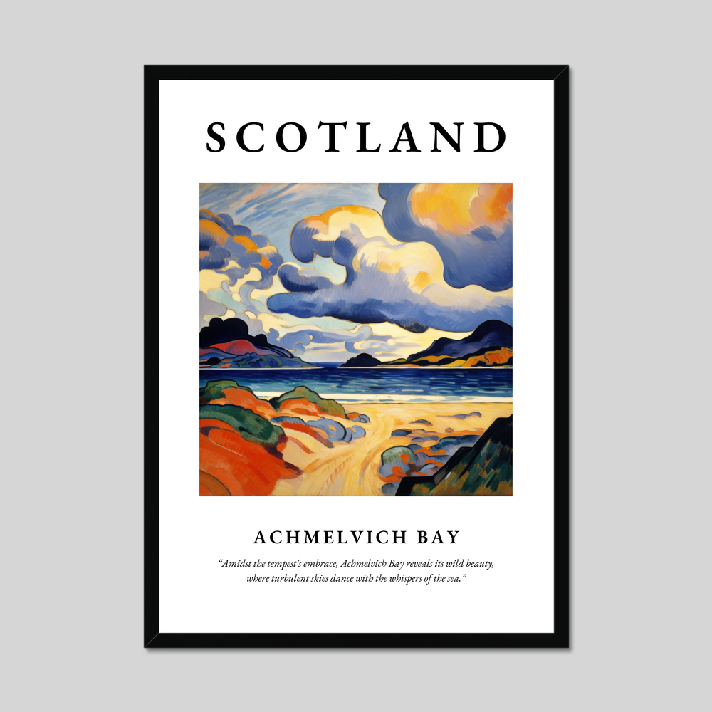 Poster of Achmelvich Bay, Scotland.