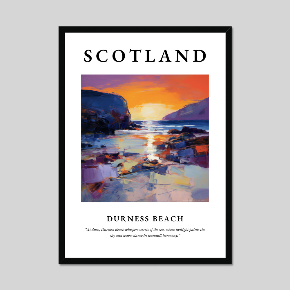 Poster of Durness Beach, Scotland.