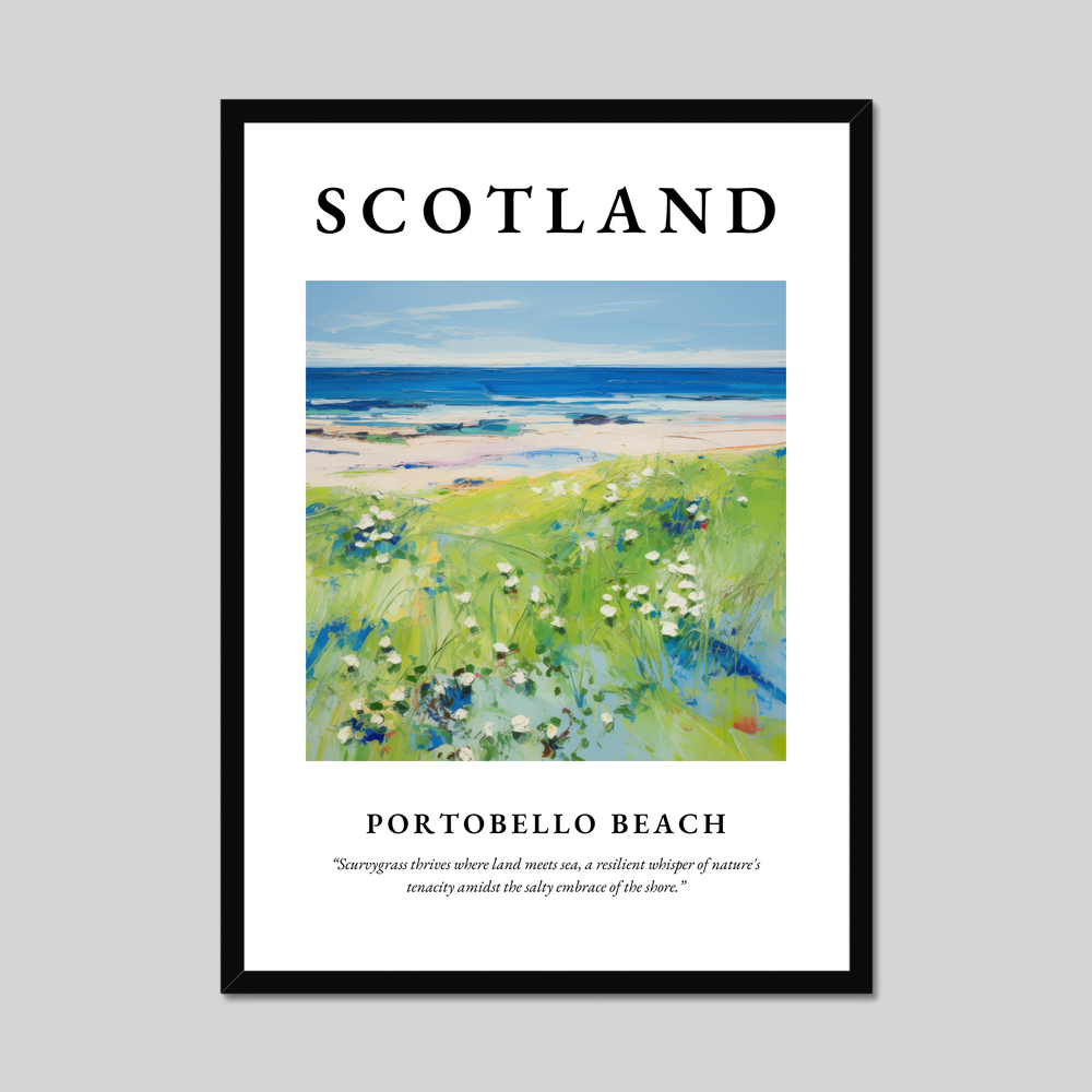 Poster of Portobello Beach, Scotland.