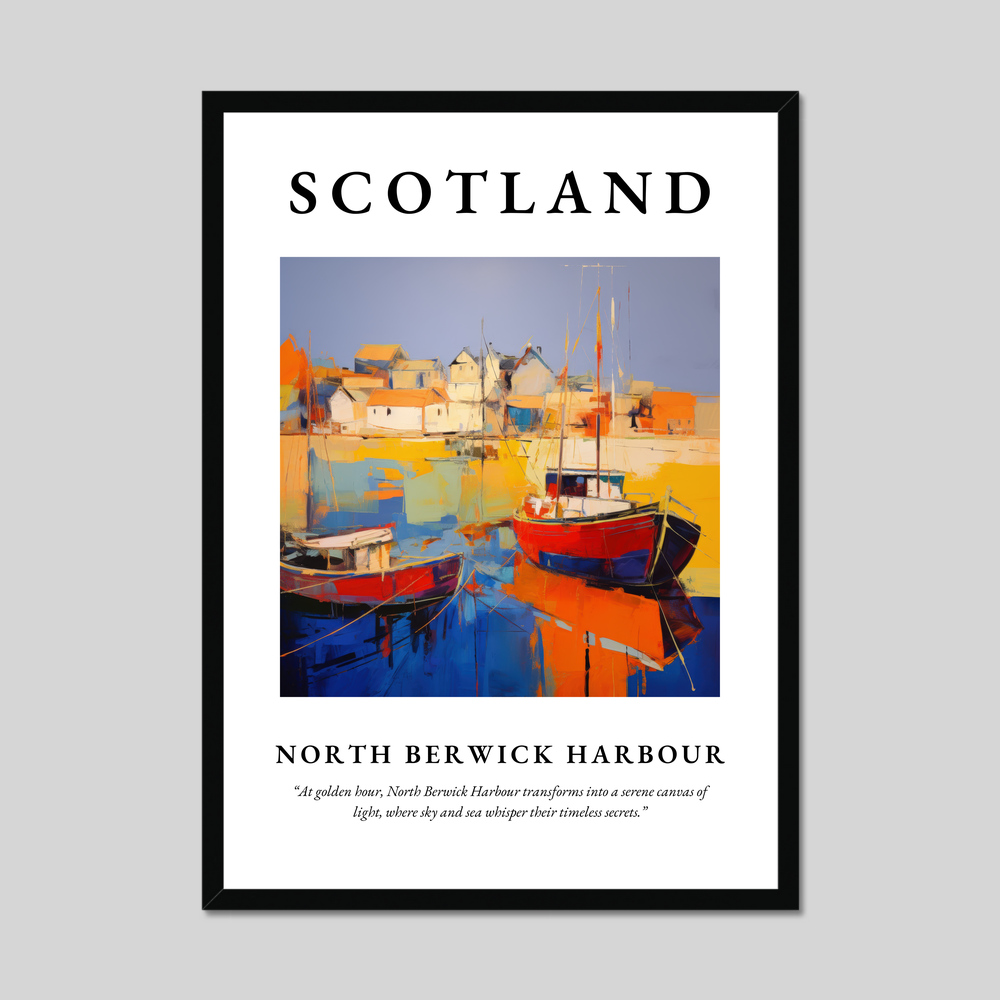 Poster of North Berwick Harbour, Scotland.