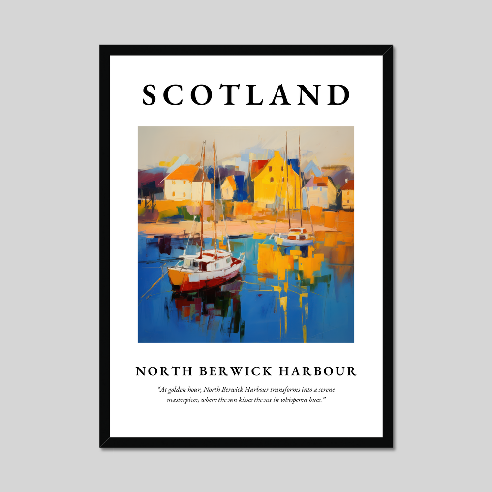 Poster of North Berwick Harbour, Scotland.