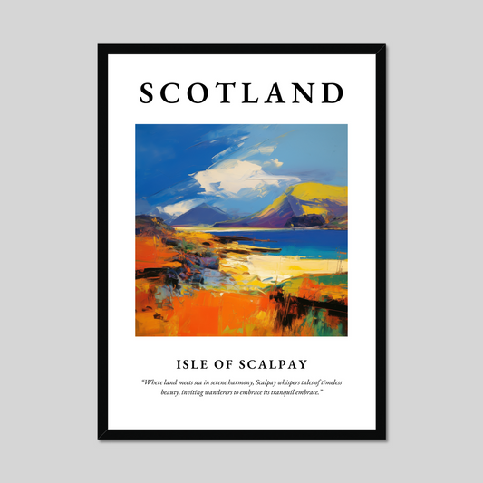 Poster of Isle of Scalpay, Scotland.