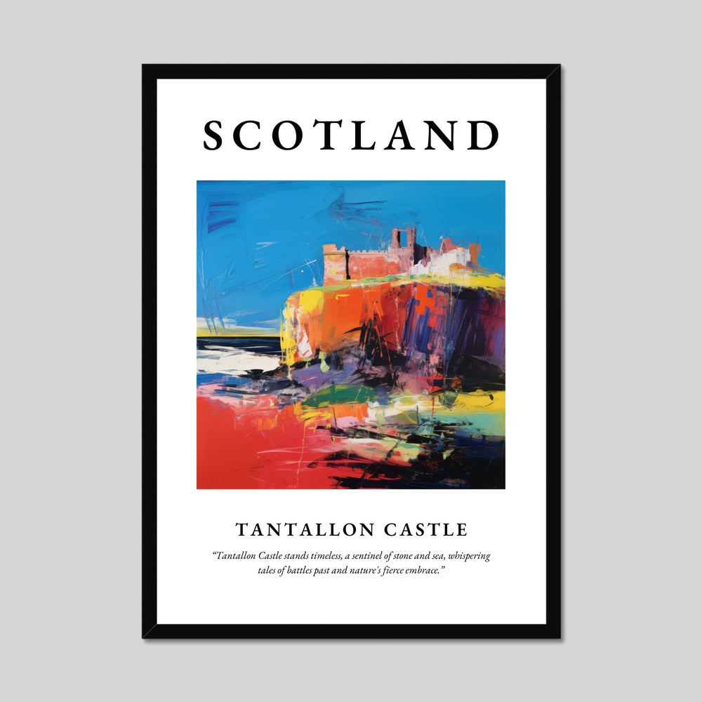 Poster of Tantallon Castle, Scotland.