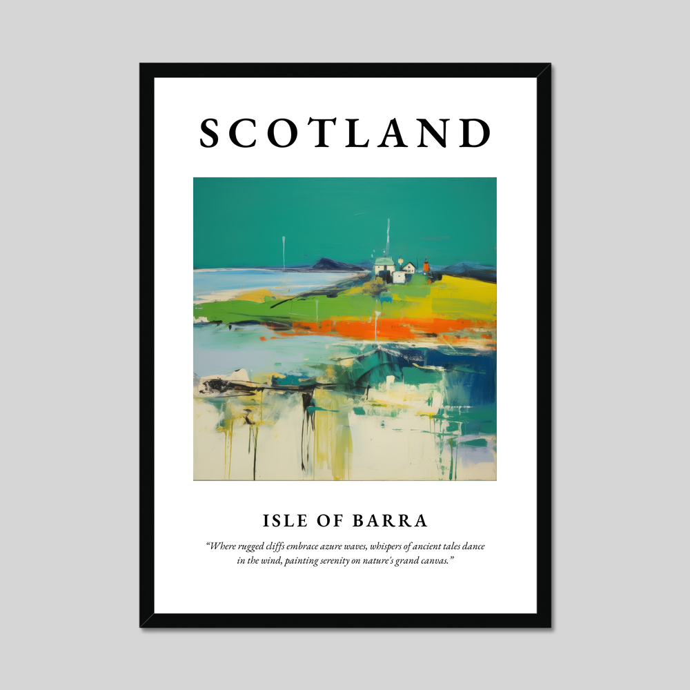 Poster of Isle of Barra, Scotland.