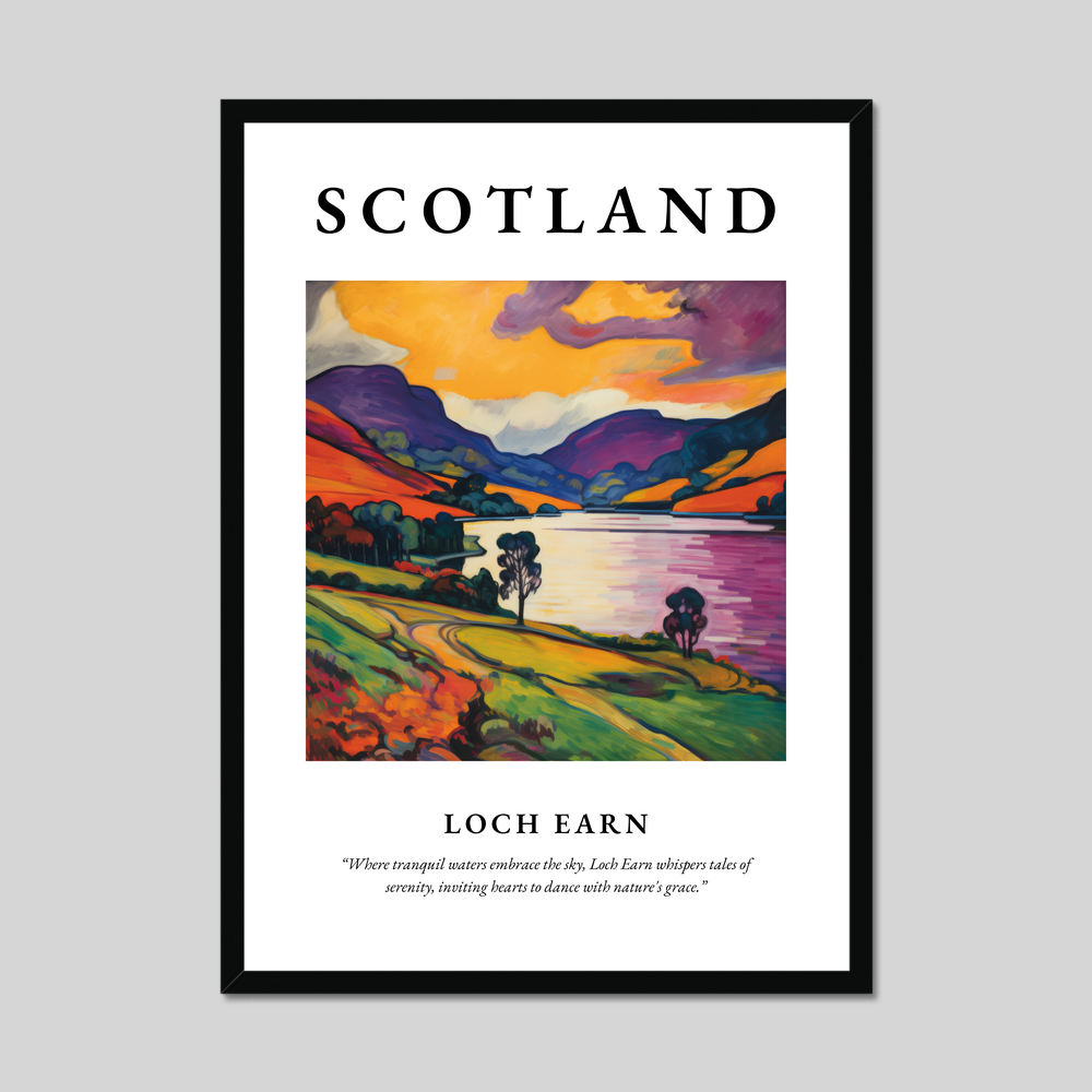 Poster of Loch Earn, Scotland.