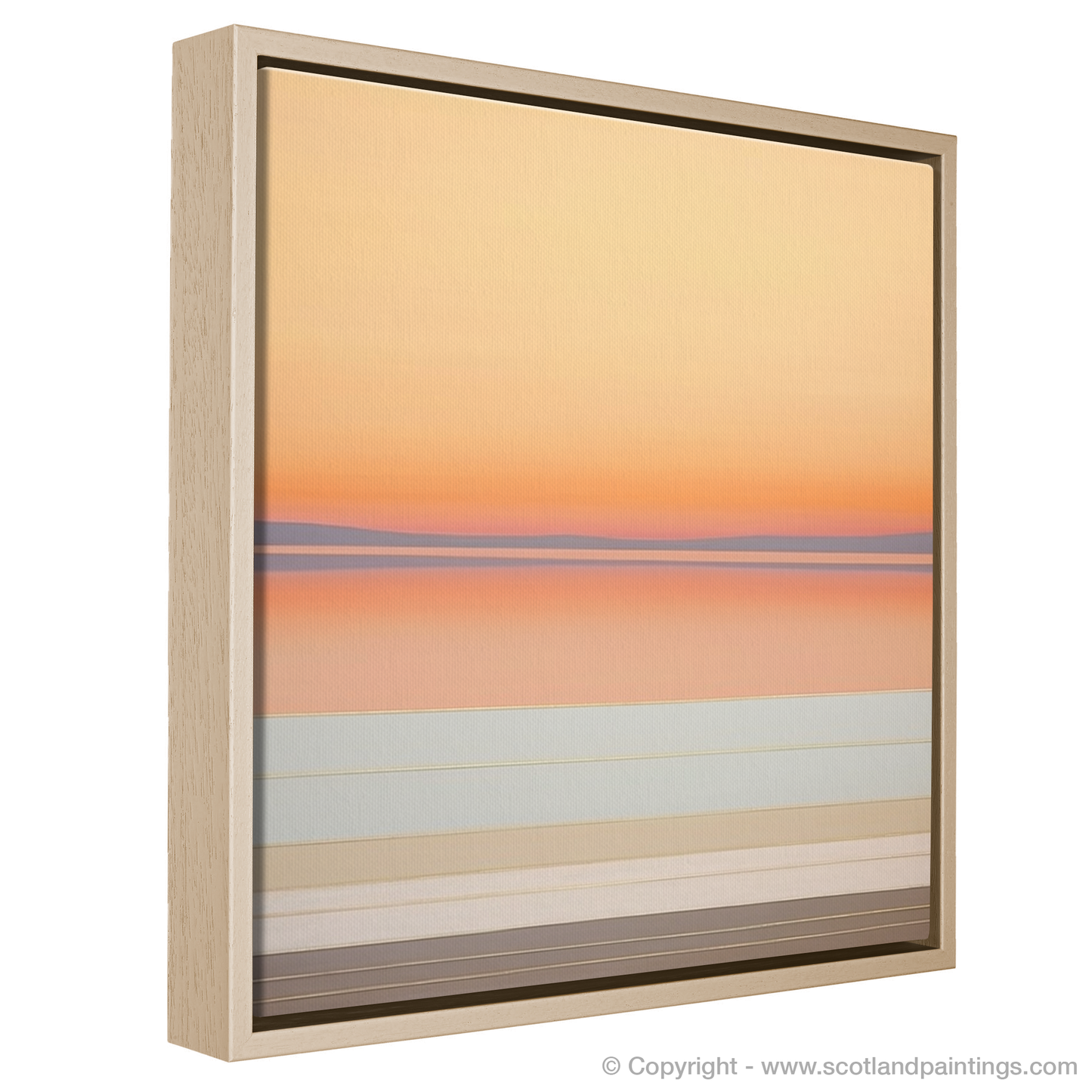 Scottish Sunset Serenity: An Abstract Ode to Longniddry Beach