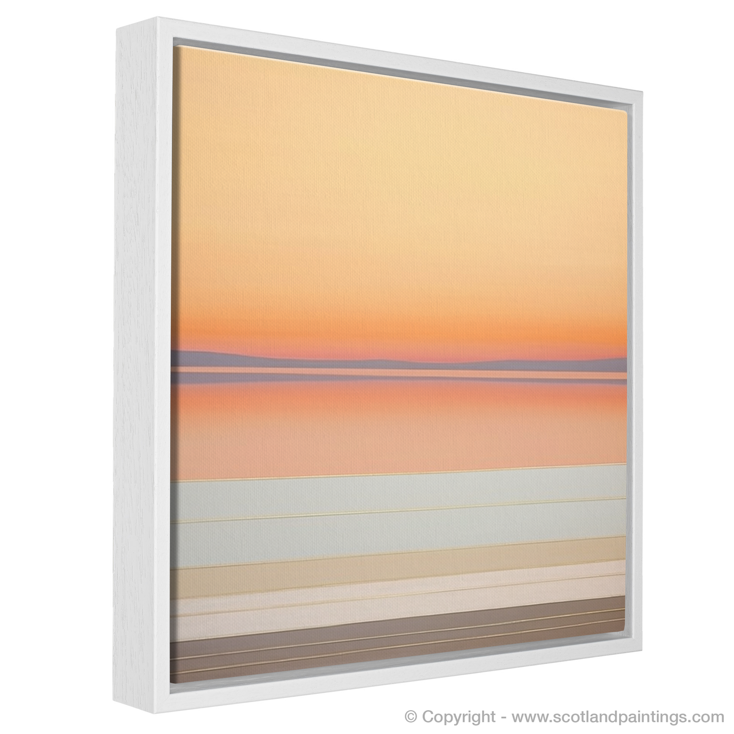 Scottish Sunset Serenity: An Abstract Ode to Longniddry Beach