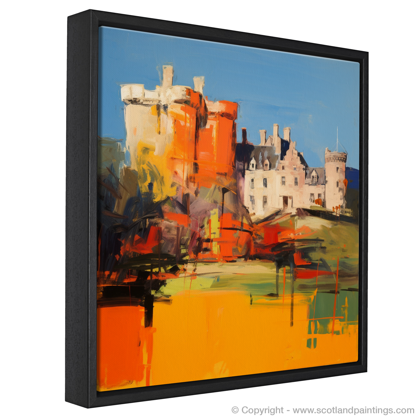 Culzean Castle Reimagined: An Abstract Expressionist Journey