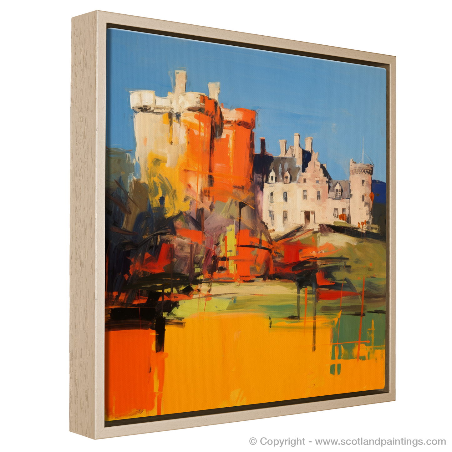 Culzean Castle Reimagined: An Abstract Expressionist Journey