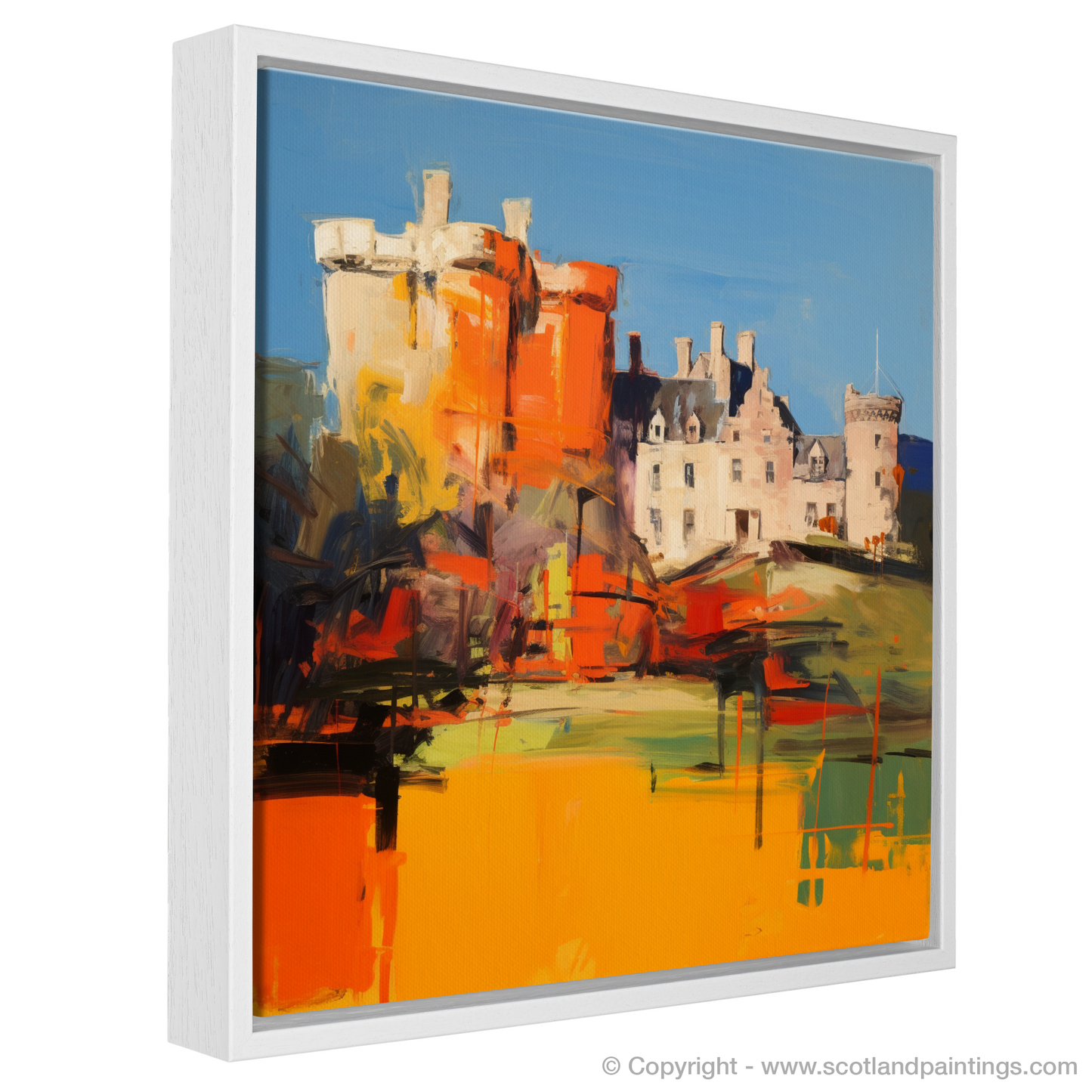 Culzean Castle Reimagined: An Abstract Expressionist Journey