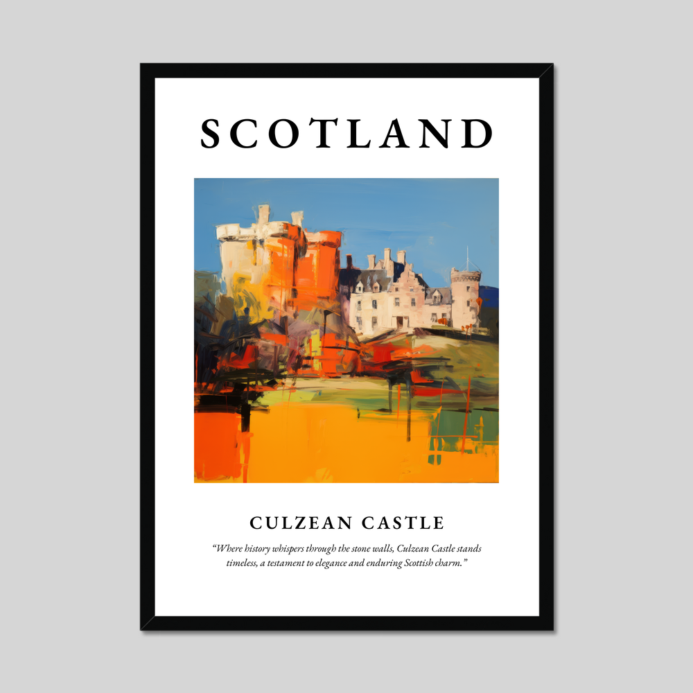 Poster of Culzean Castle, Scotland.