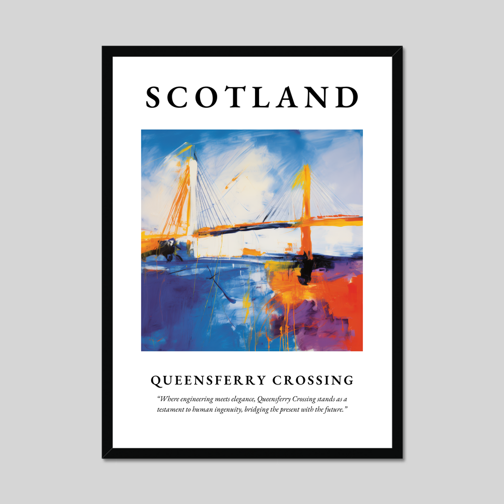 Poster of Queensferry Crossing, Scotland.