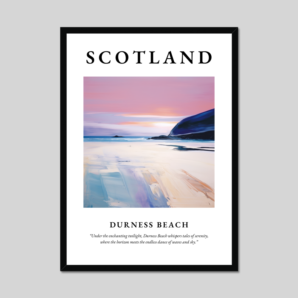 Poster of Durness Beach, Scotland.