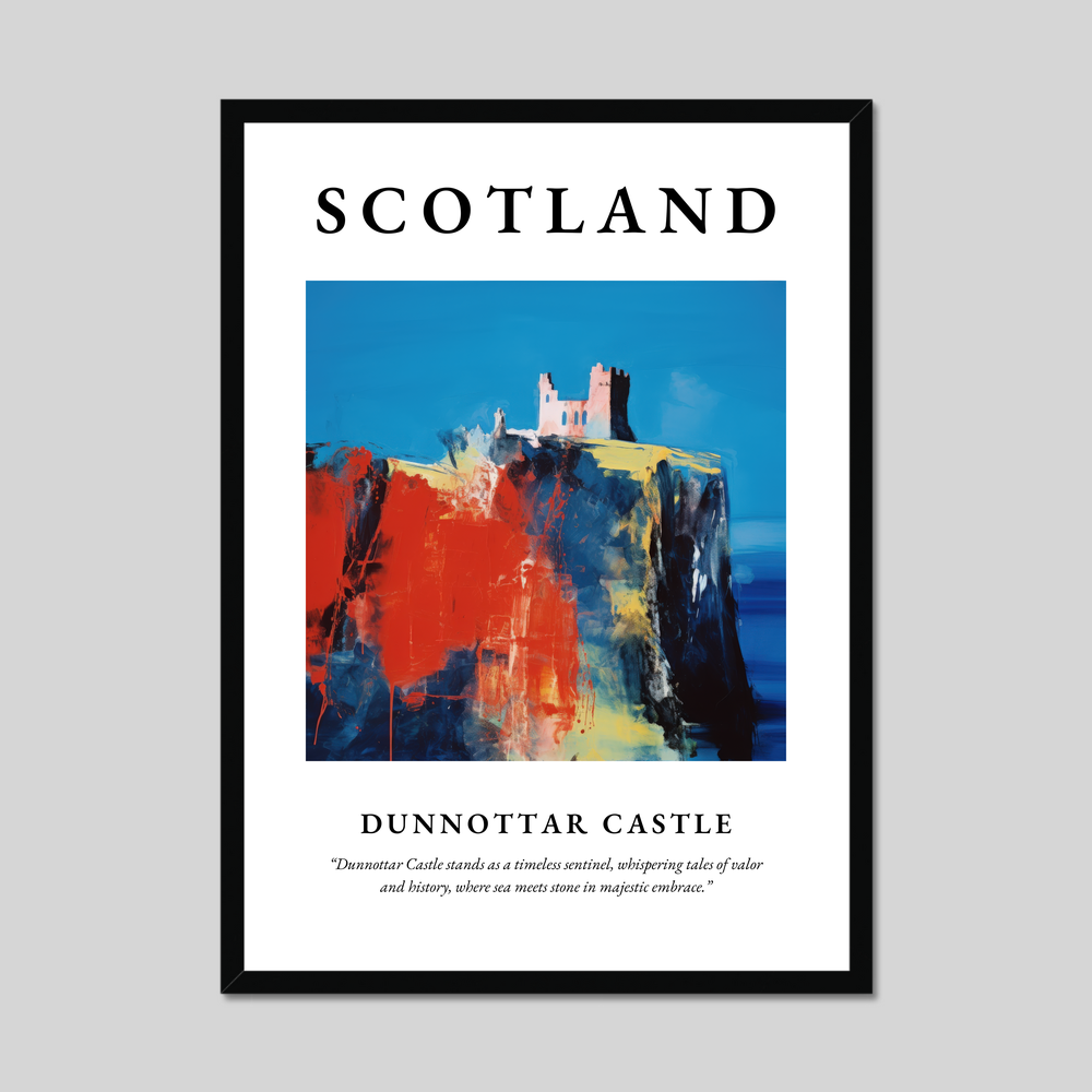 Poster of Dunnottar Castle, Scotland.