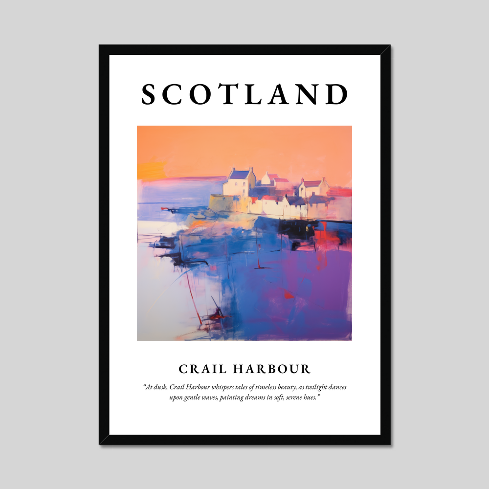 Poster of Crail Harbour, Scotland.