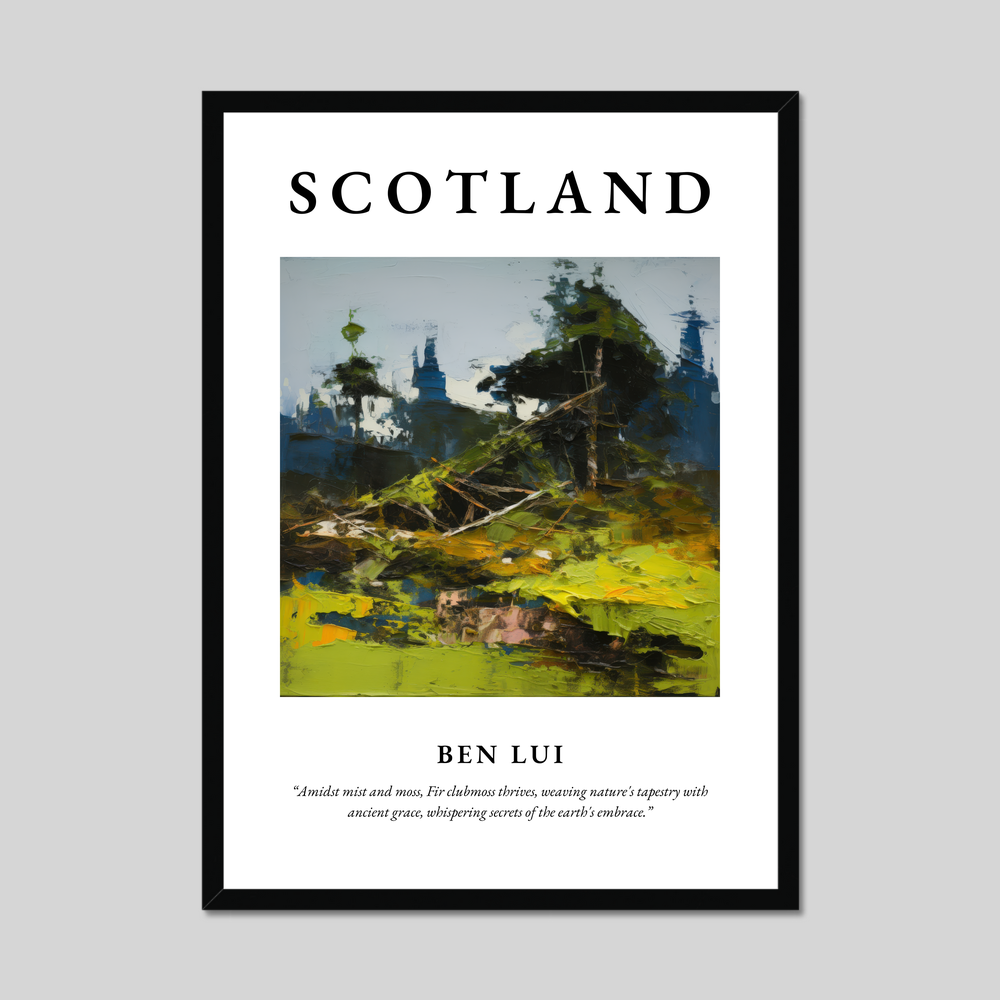 Poster of Ben Lui, Scotland.