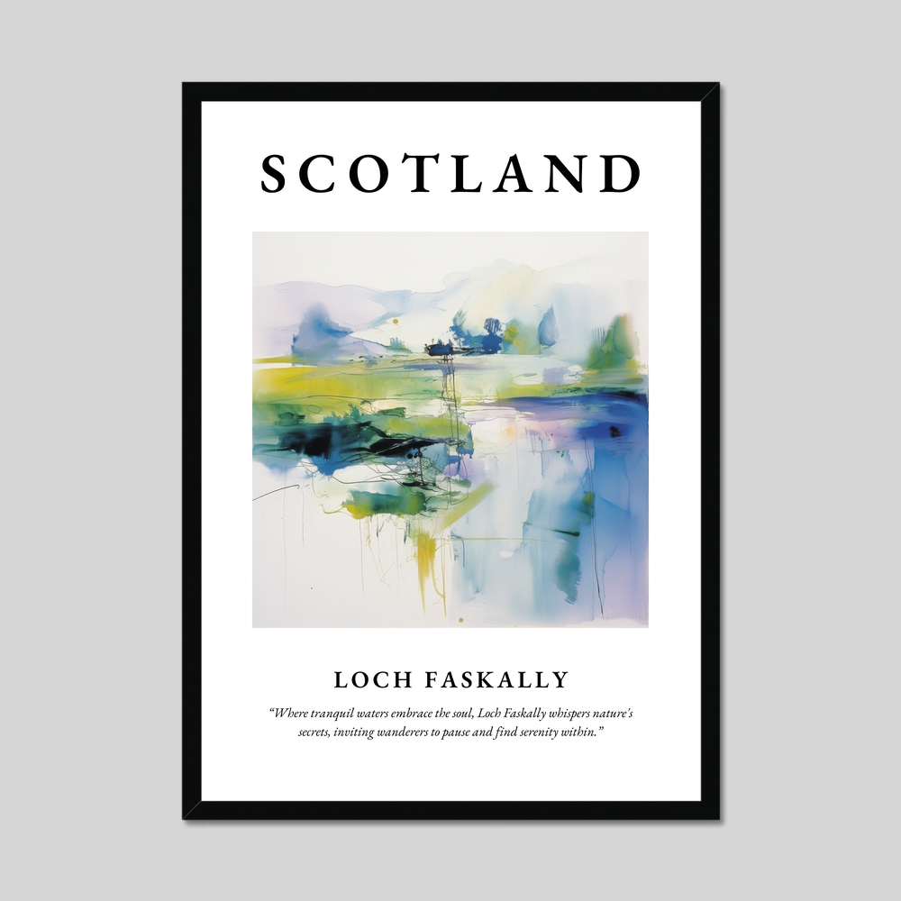 Poster of Loch Faskally, Scotland.