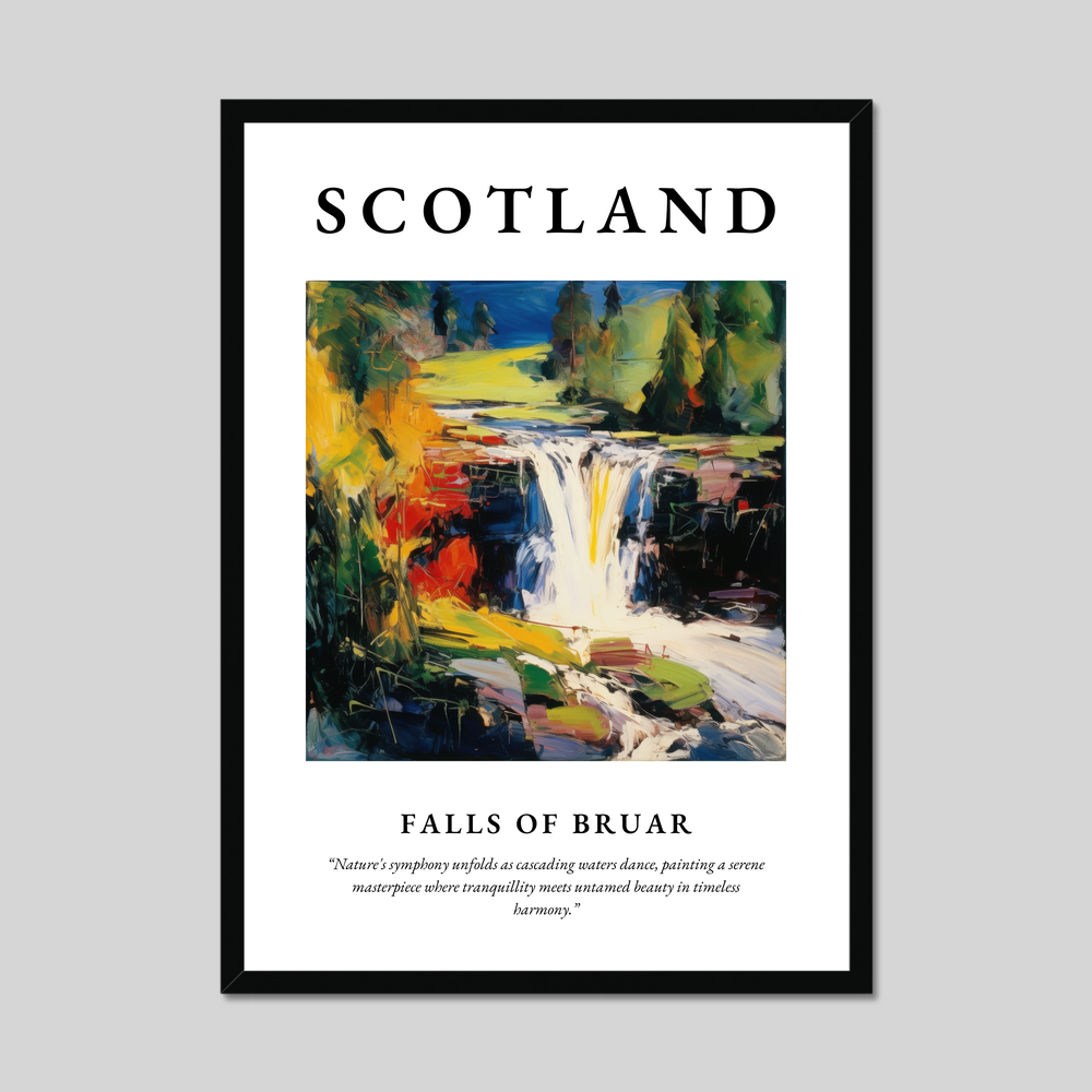 Poster of Falls of Bruar, Scotland.