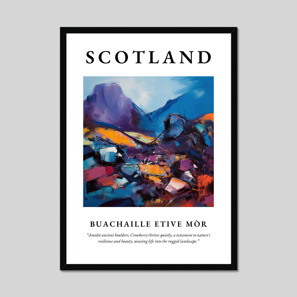 Poster of Buachaille Etive Mòr, Scotland.