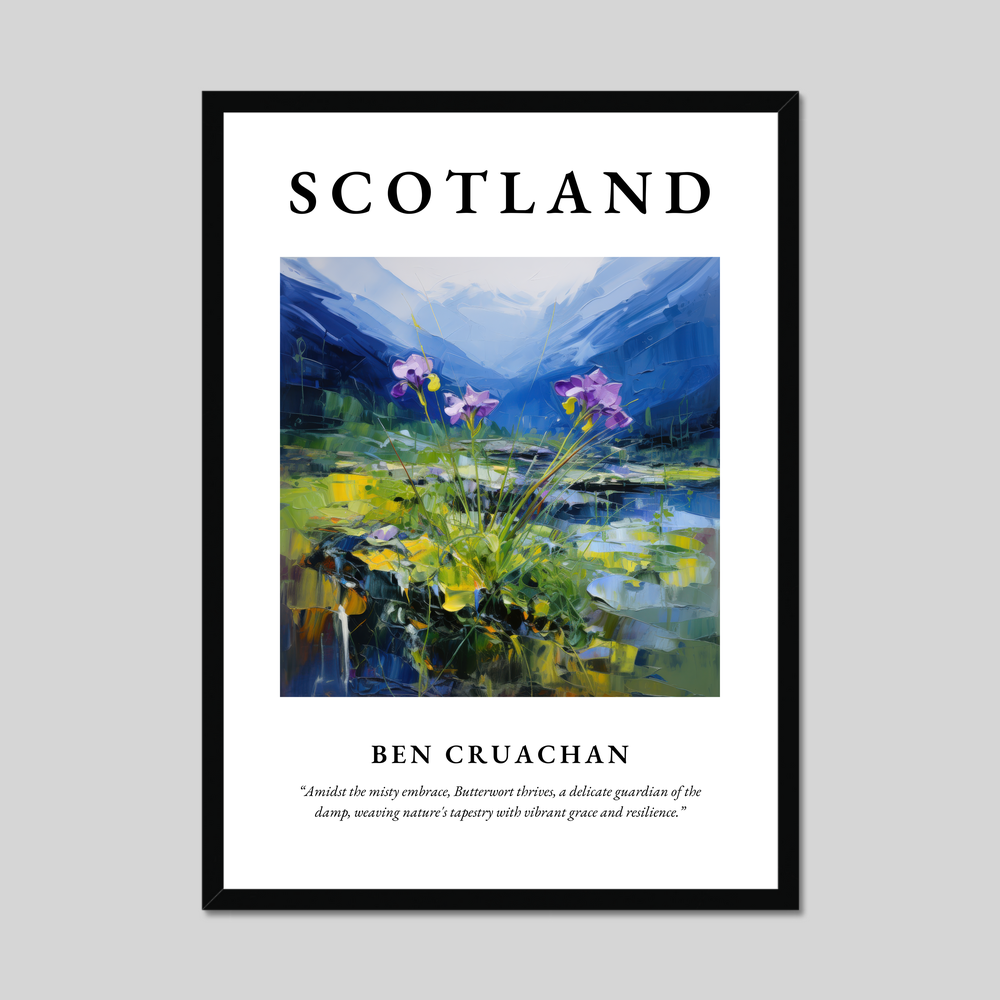 Poster of Ben Cruachan, Scotland.