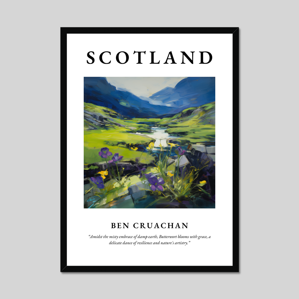 Poster of Ben Cruachan, Scotland.