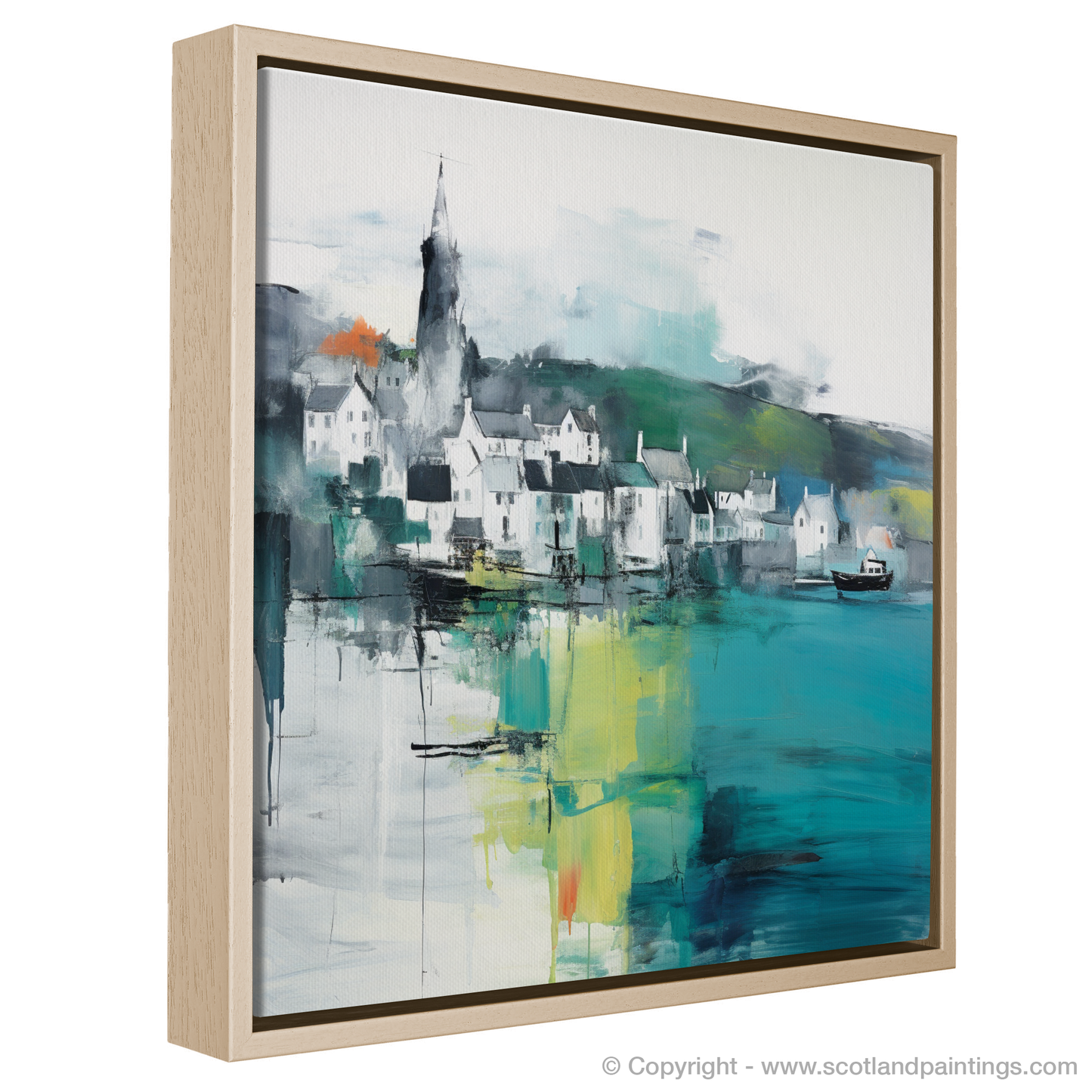 Tobermory Abstract: A Vivid Embrace of the Isle of Mull