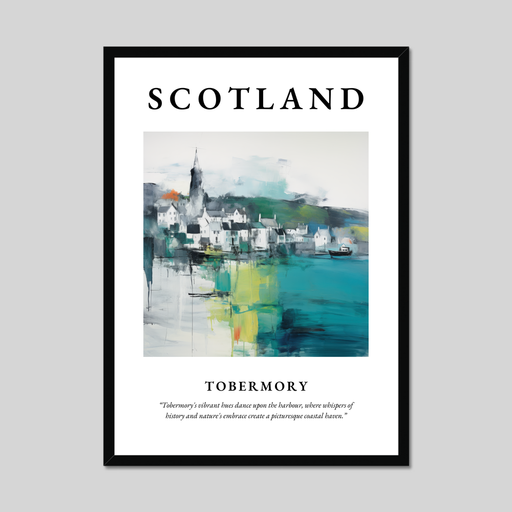 Poster of Tobermory, Scotland.