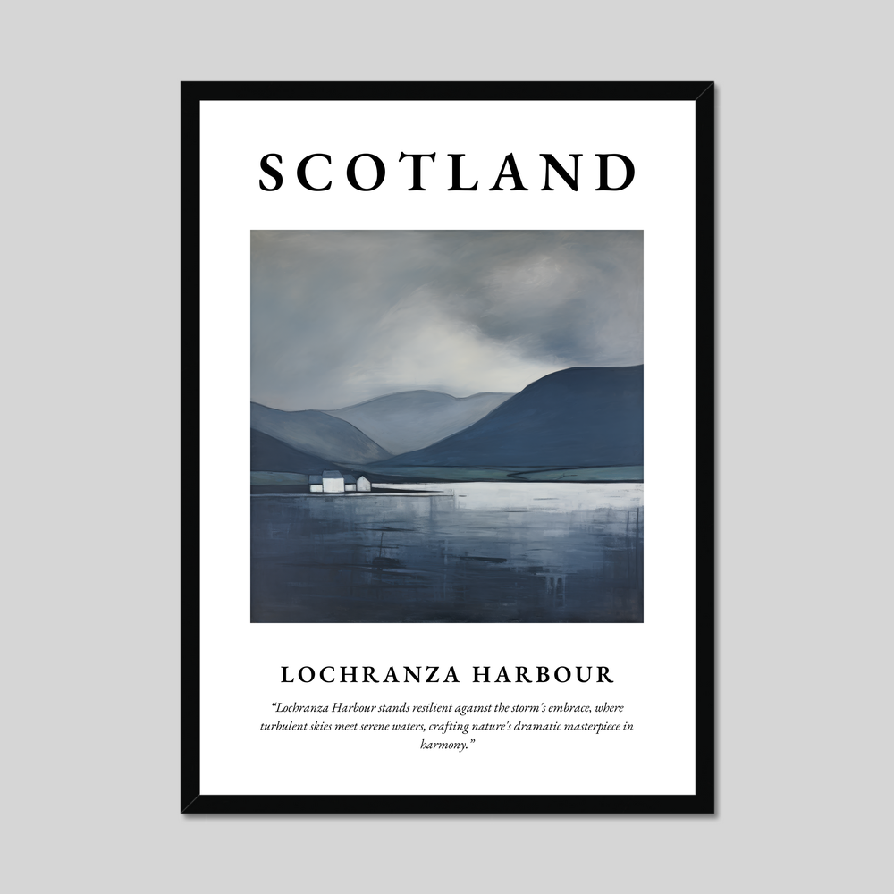 Poster of Lochranza Harbour, Scotland.