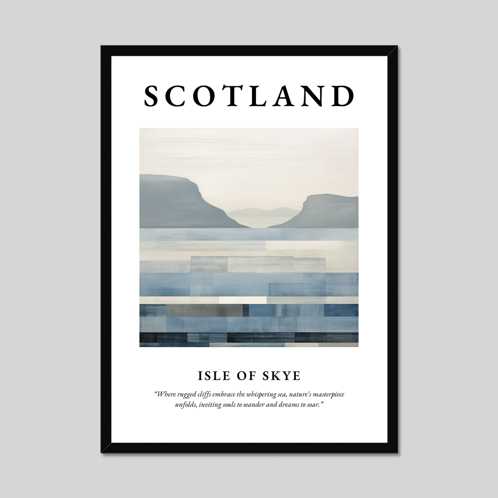 Poster of Isle of Skye, Scotland.