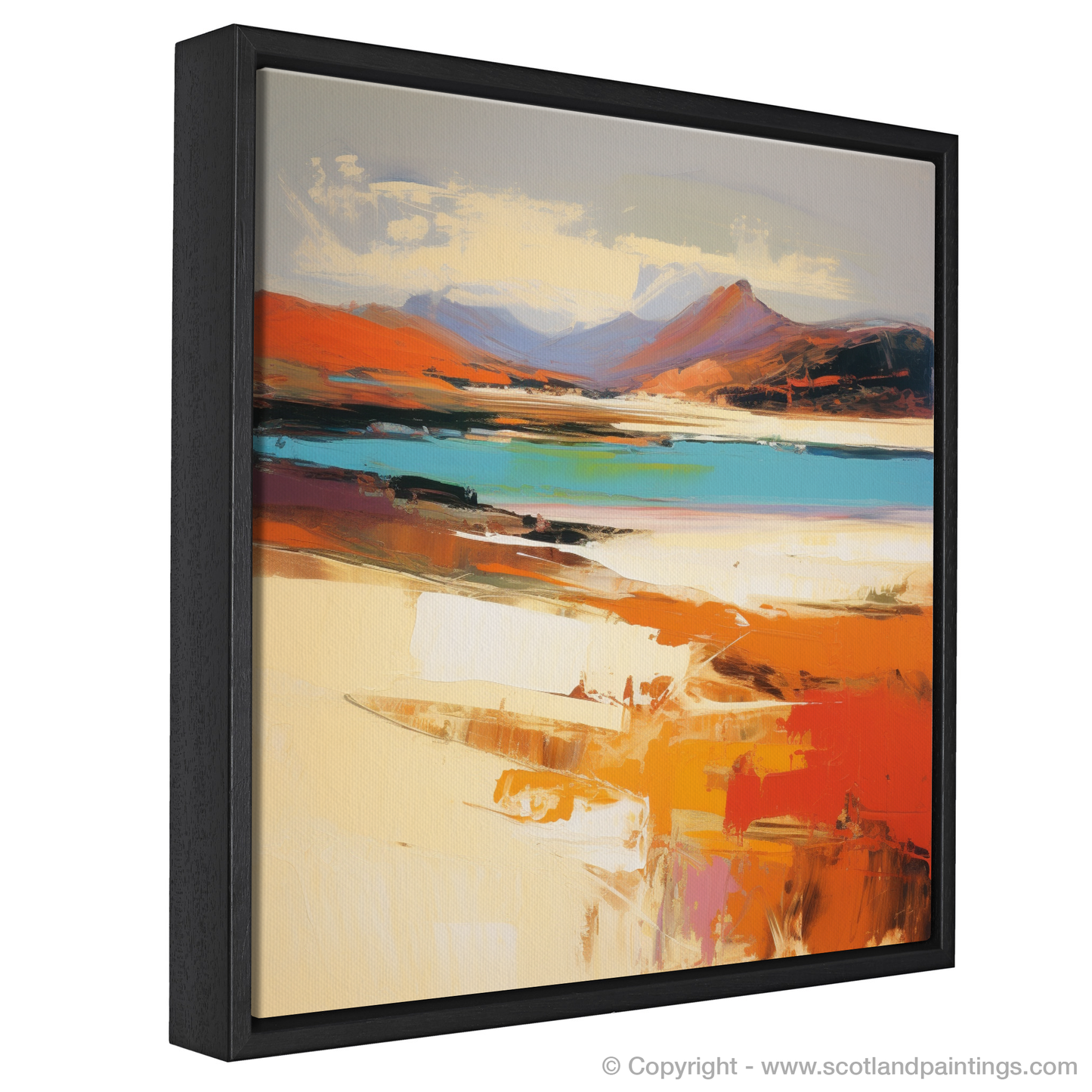 Traigh Mhor Melody: An Abstract Expressionist Homage to Isle of Barra