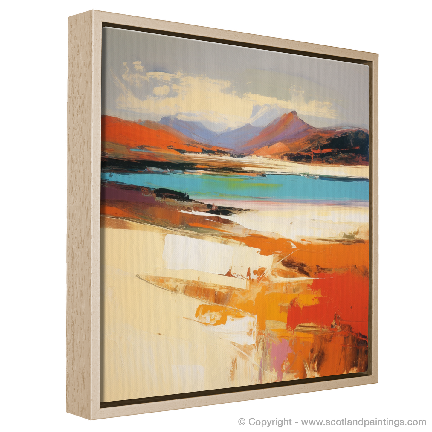 Traigh Mhor Melody: An Abstract Expressionist Homage to Isle of Barra