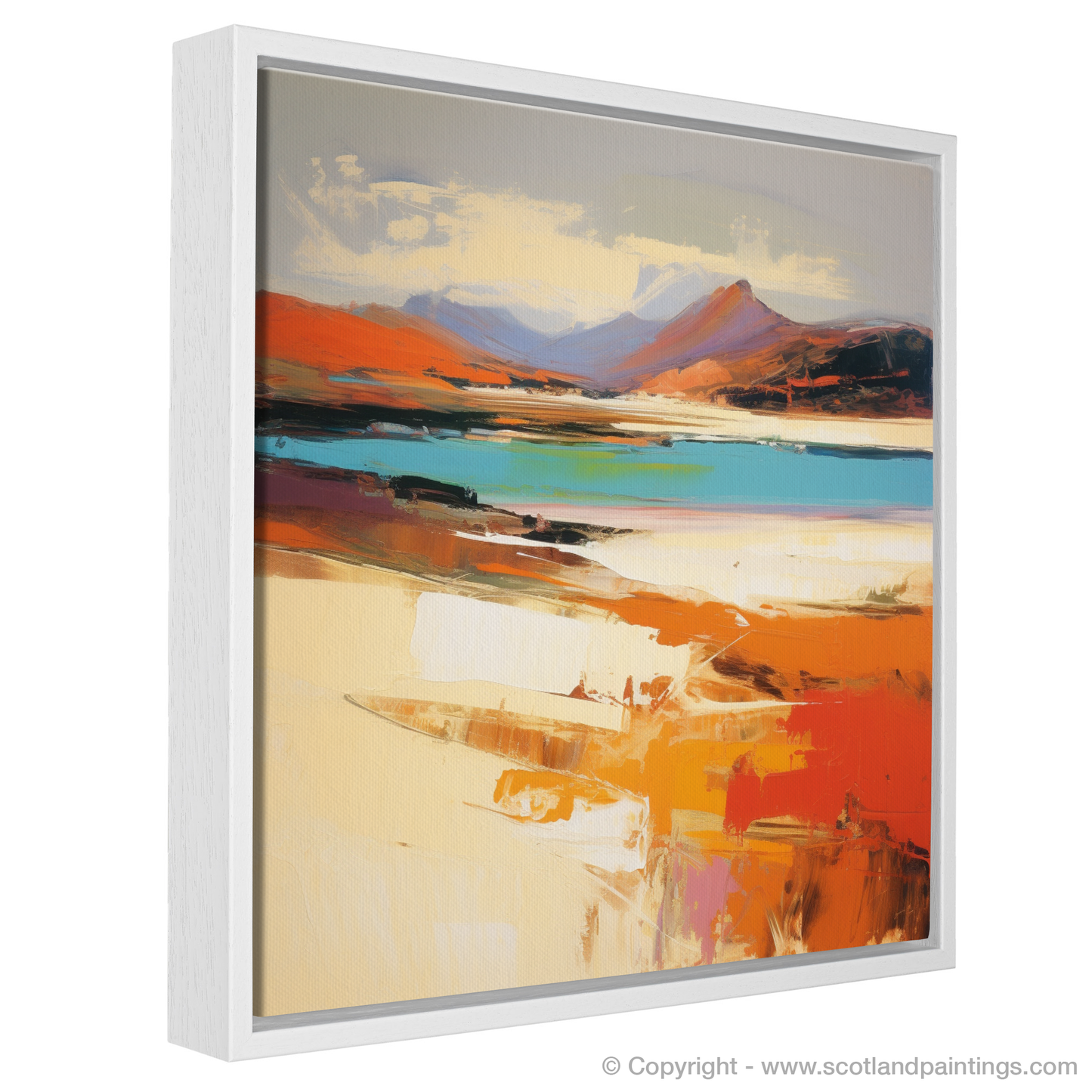 Traigh Mhor Melody: An Abstract Expressionist Homage to Isle of Barra