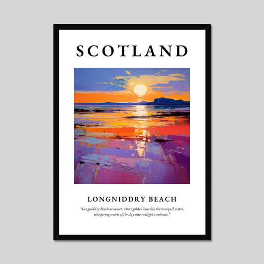 Poster of Longniddry Beach, Scotland.