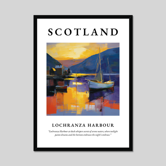 Poster of Lochranza Harbour, Scotland.