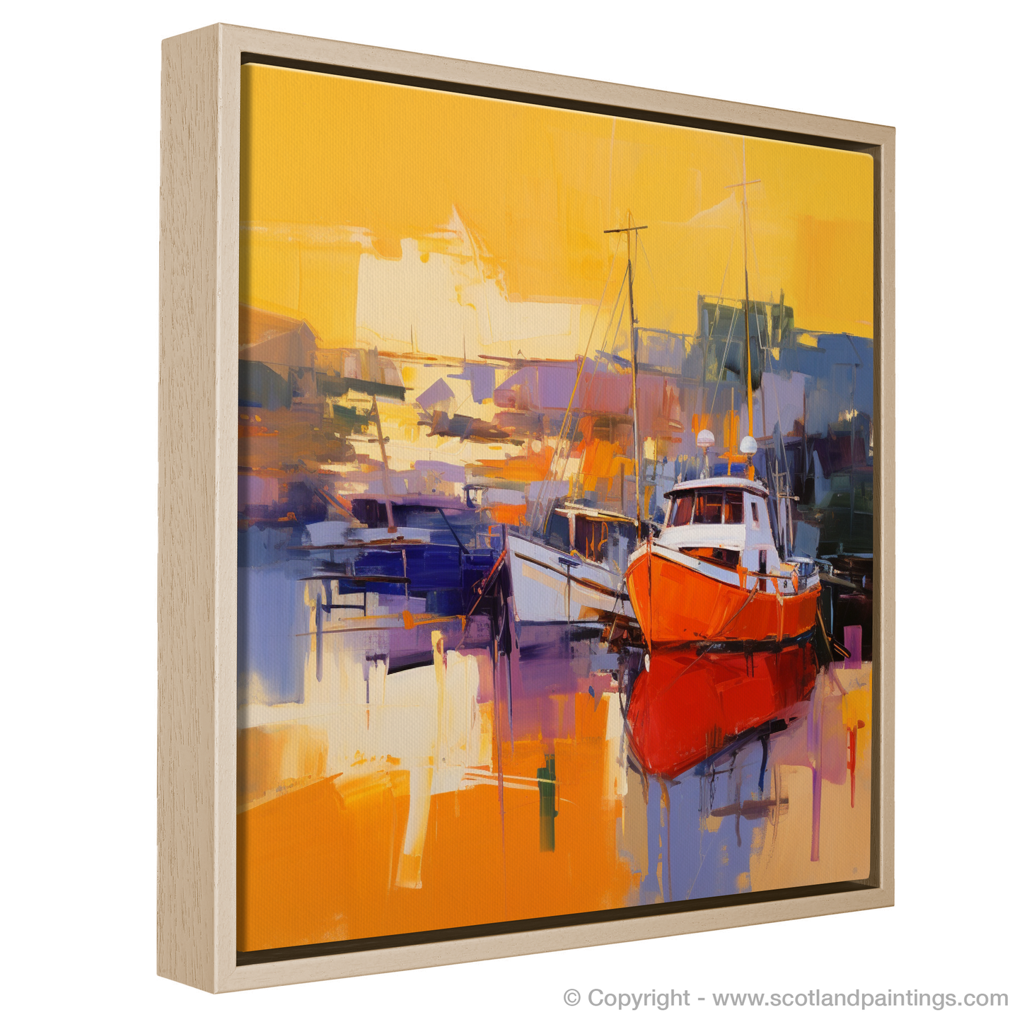 Golden Hour Glow at Port Ellen Harbour