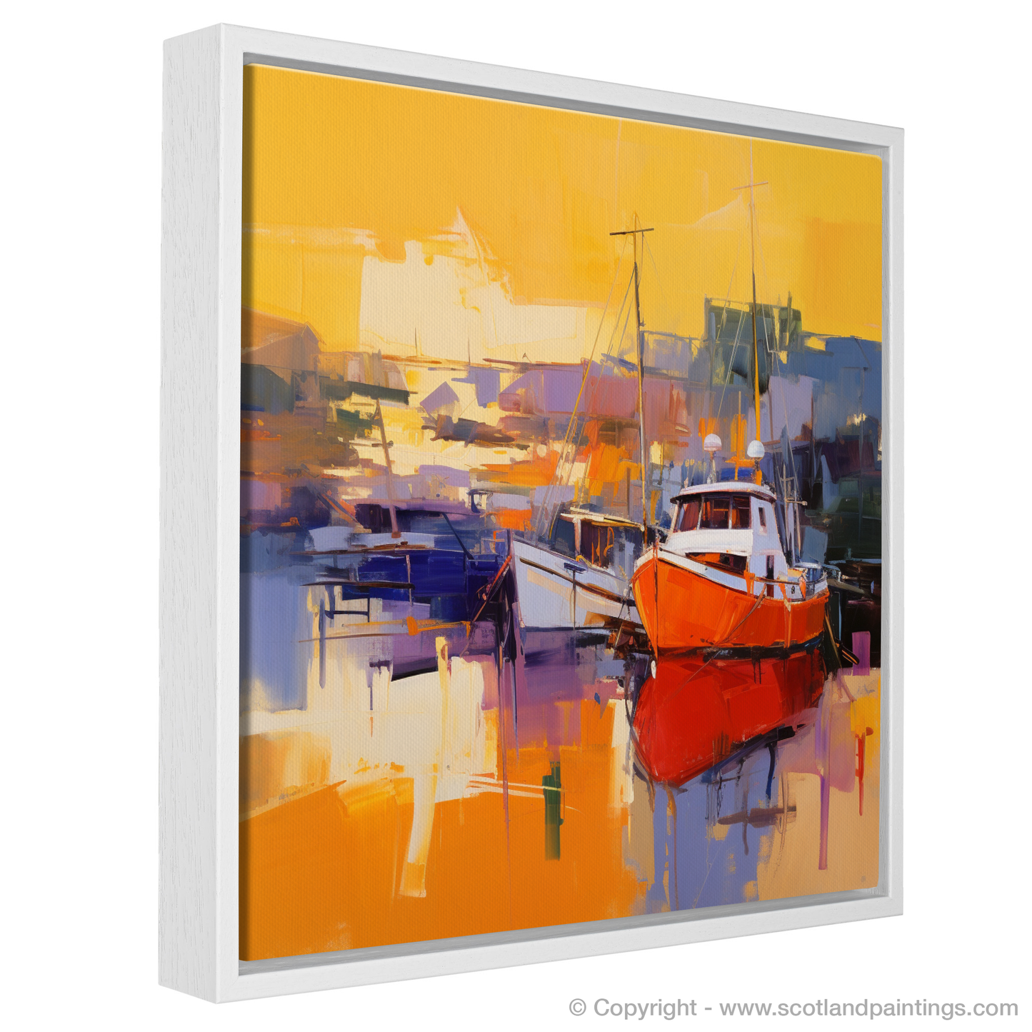 Golden Hour Glow at Port Ellen Harbour