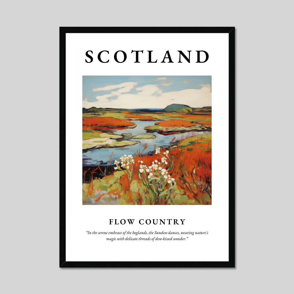 Poster of Flow Country, Scotland.