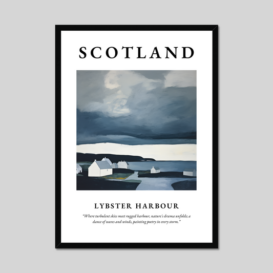 Poster of Lybster Harbour, Scotland.