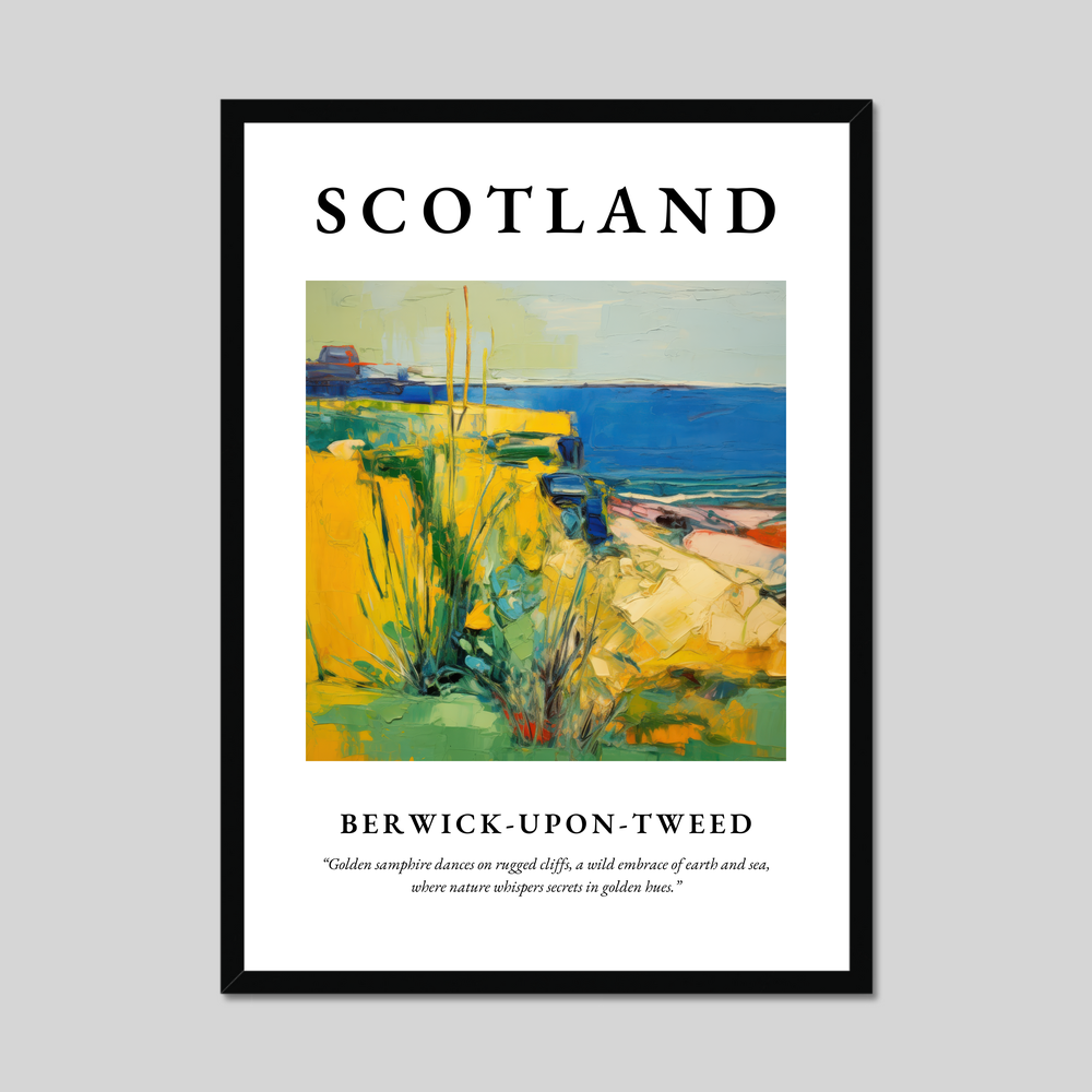 Poster of Berwick-upon-Tweed, Scotland.