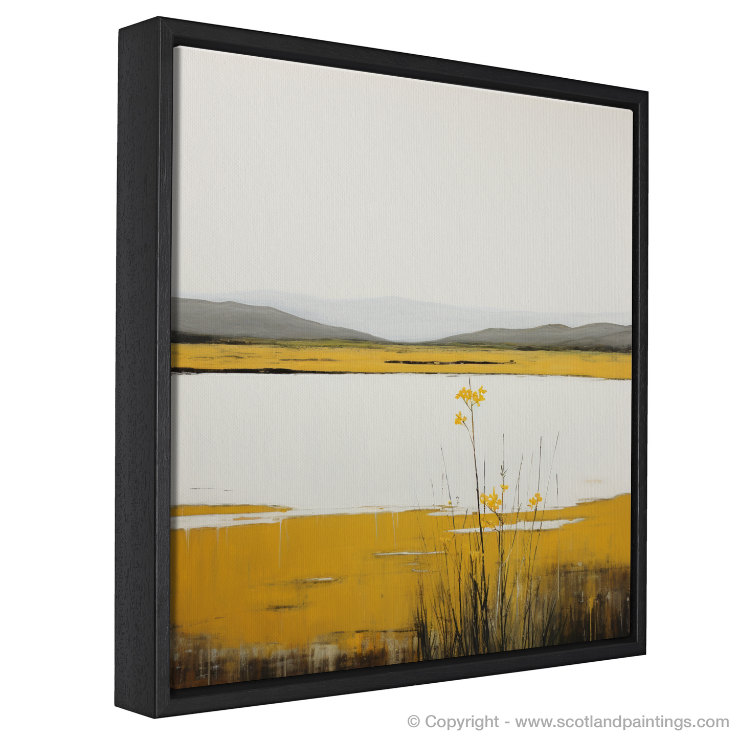 Whispers of Rannoch Moor: An Abstract Journey Through Scottish Flora