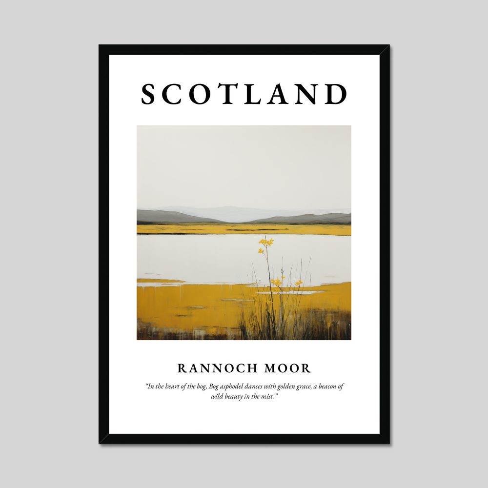 Poster of Rannoch Moor, Scotland.