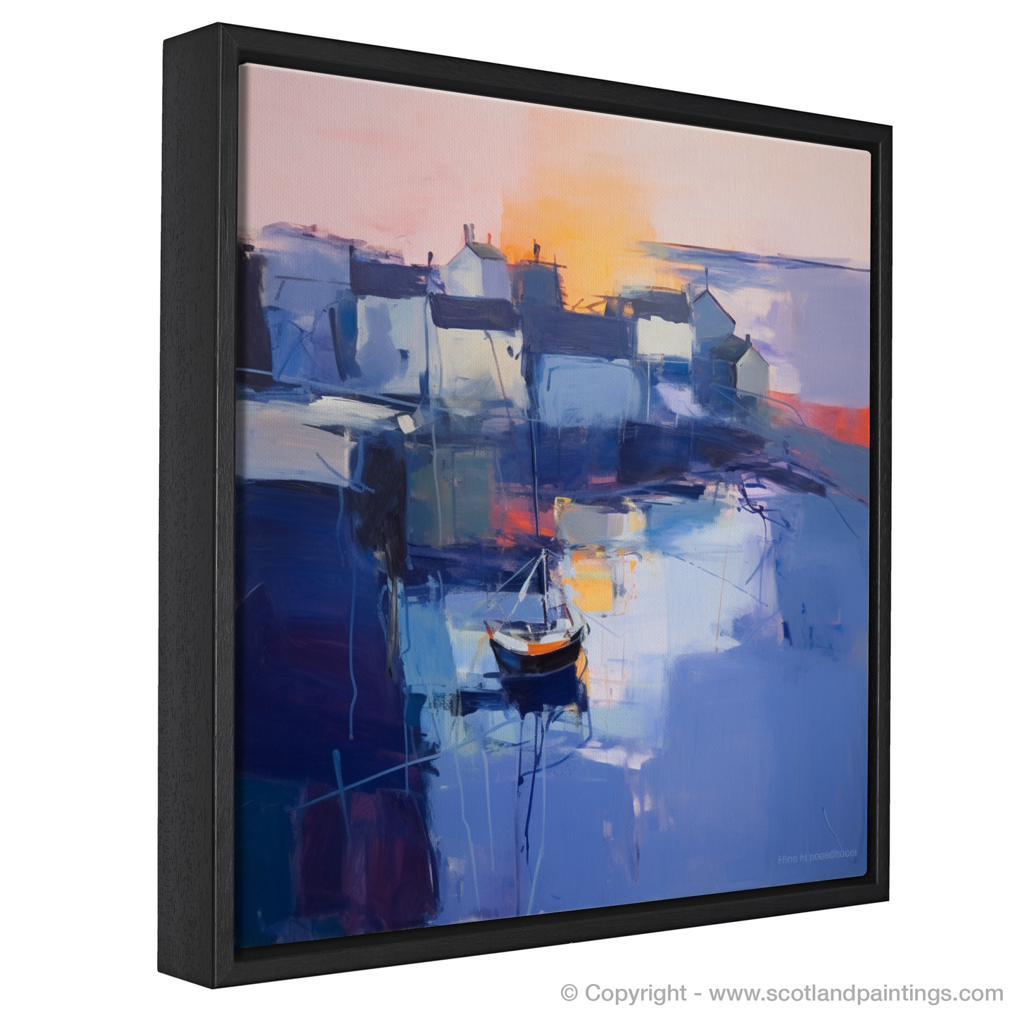 Dusk at Gardenstown Harbour: An Abstract Delight