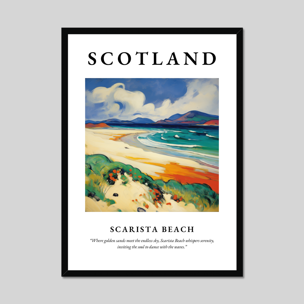 Poster of Scarista Beach, Scotland.