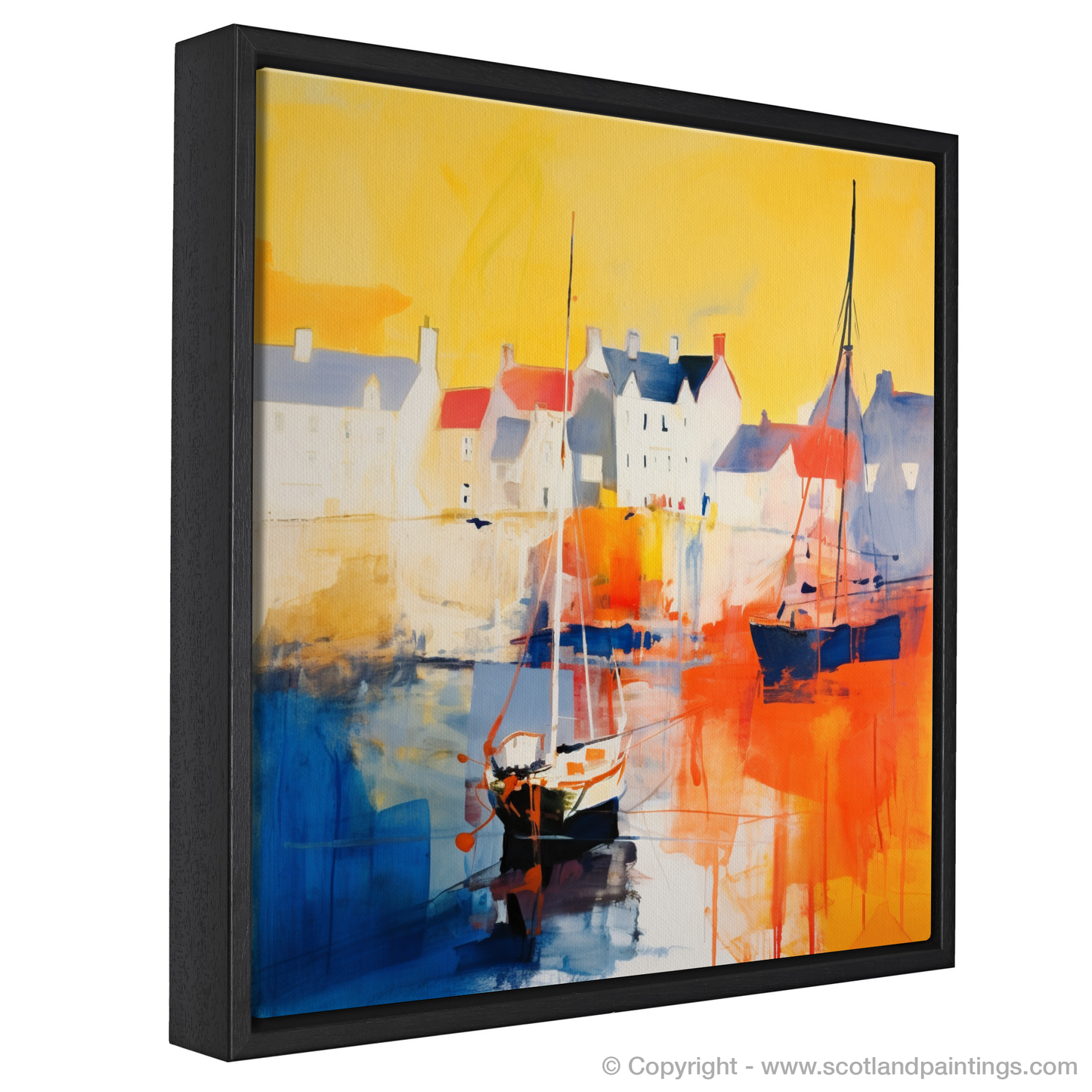 Golden Hour at St Monans Harbour: An Abstract Interpretation